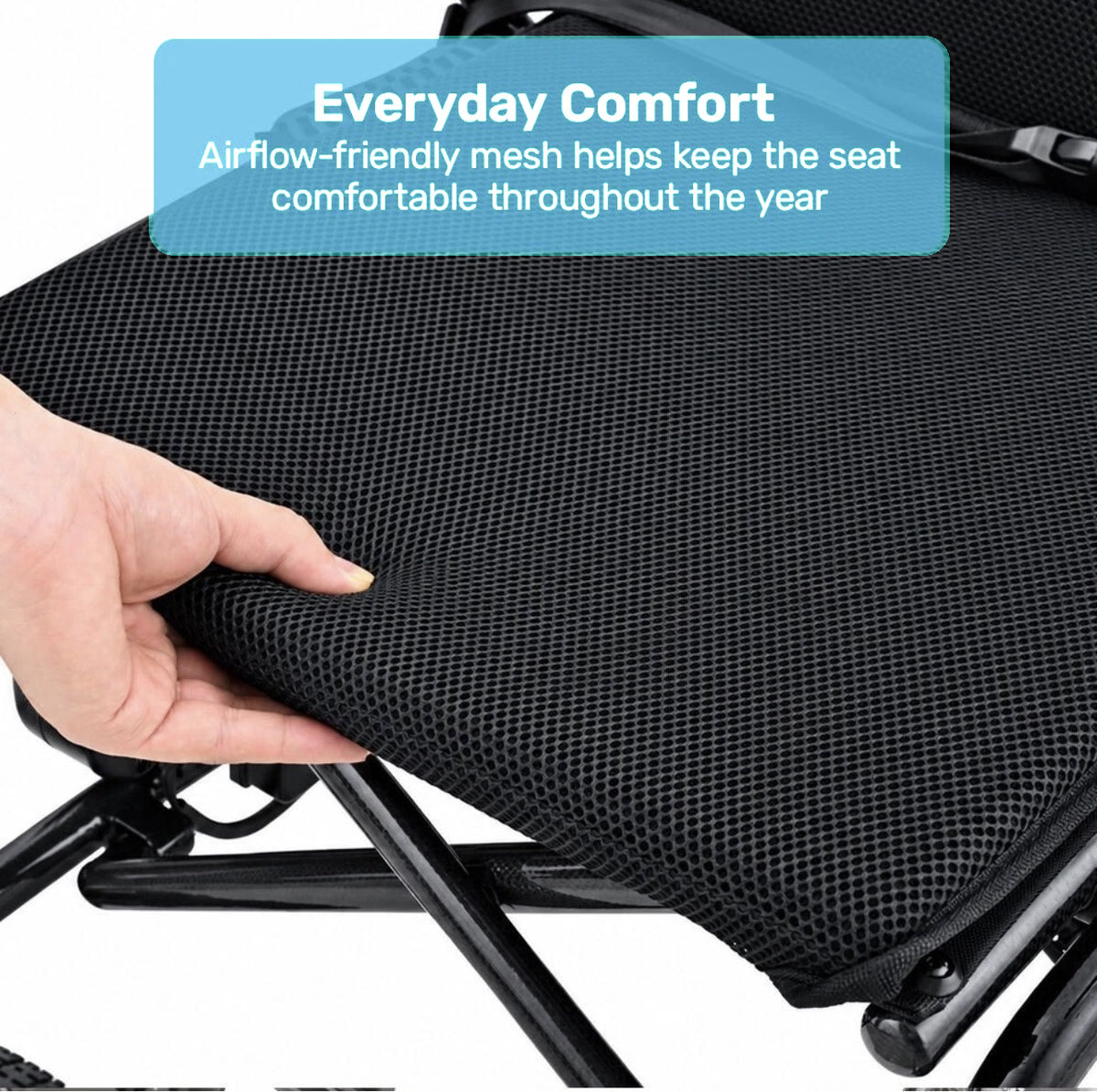 CarbonGlide X™ 13.9kg Ultra-Lightweight Carbon Fibre Electric Wheelchair