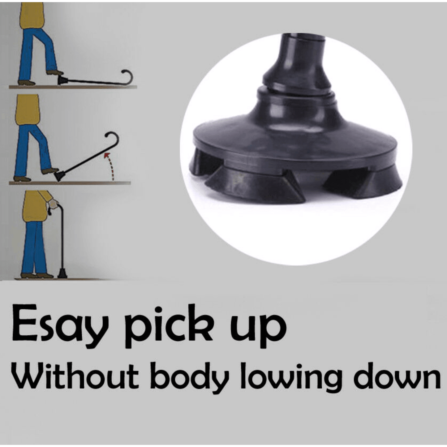 Foldable Cane with Led Light - Pain Free Me