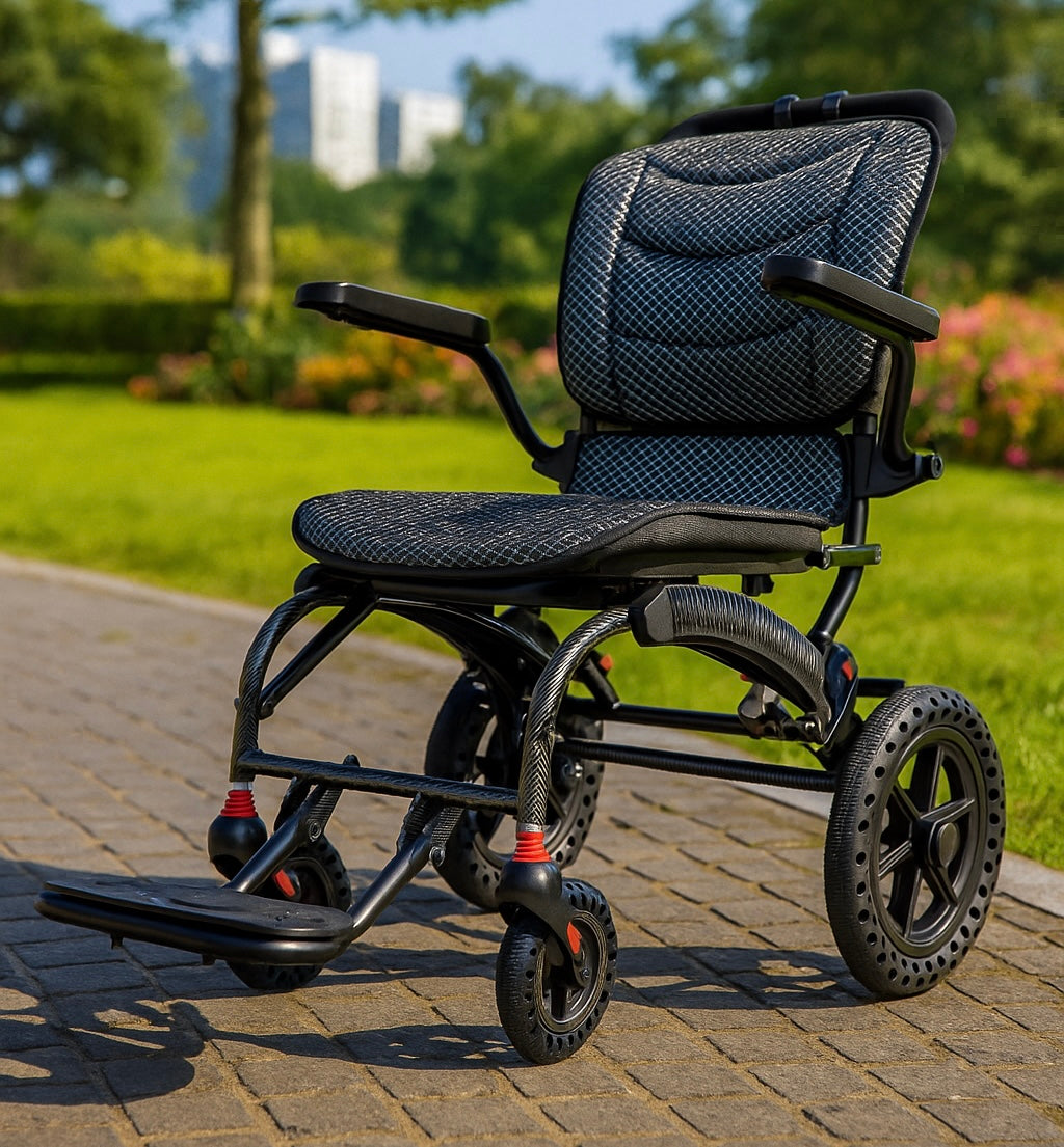 Lightweight folding manual wheelchair
