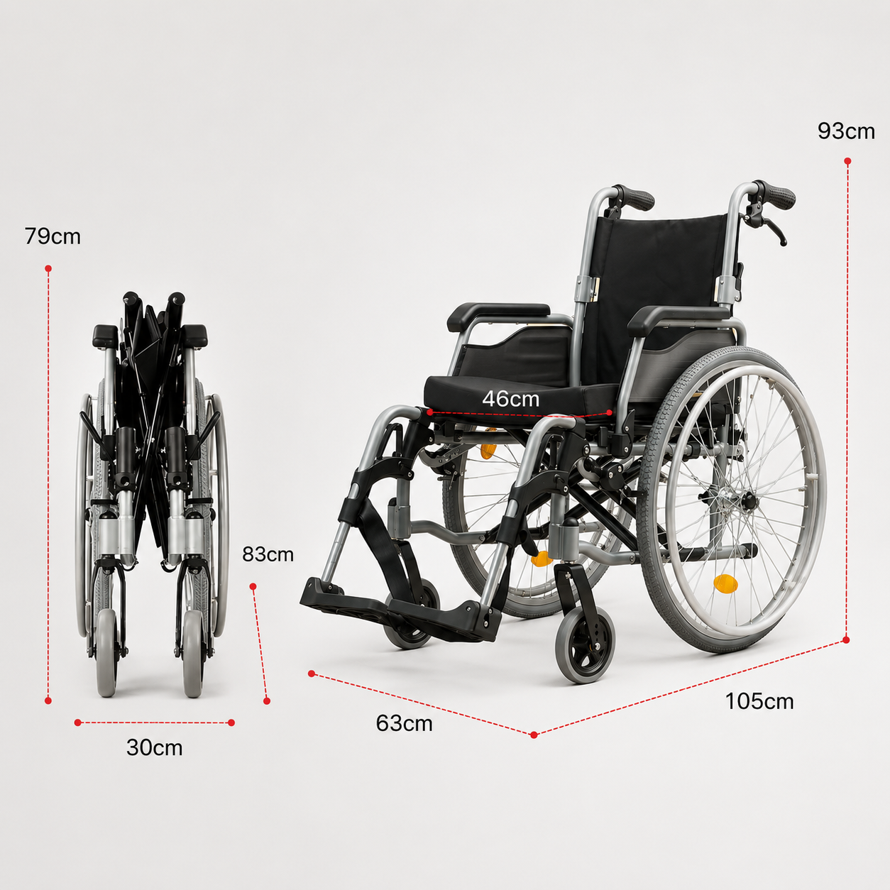 ComfortLite™ Full-Size Wheelchair