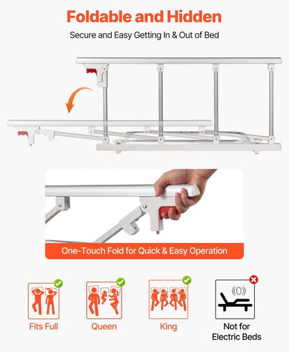BedGuard Pro™ Adjustable Bed Rail
