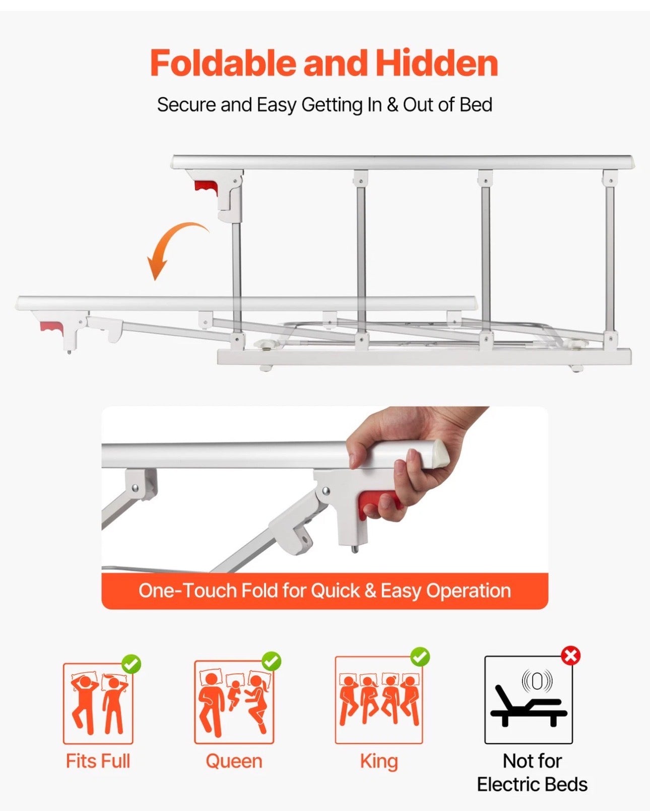 BedGuard Pro™ Adjustable Bed Rail