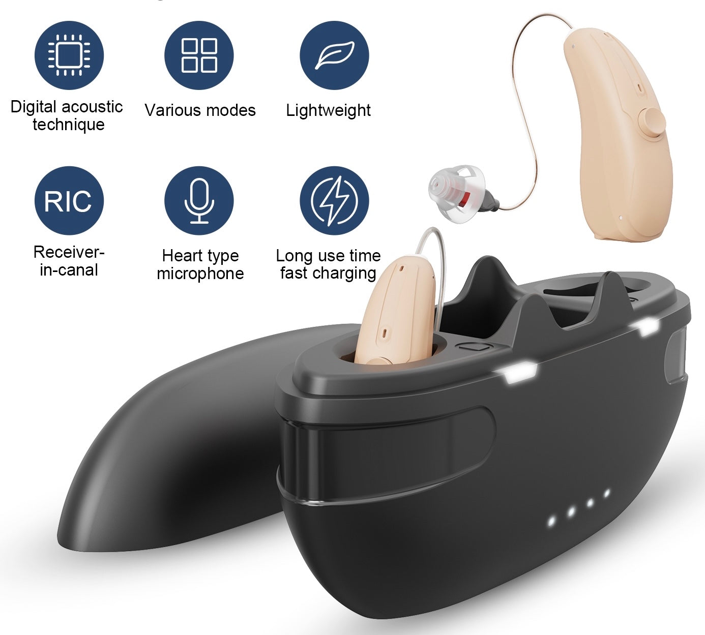 ClearHear Elite - Bluetooh Streaming App Controlled Hearing Aids