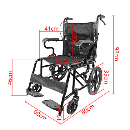 EasyFold - Portable Push Folding Wheelchair