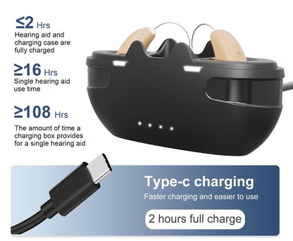 ClearHear Elite - Bluetooh Streaming App Controlled Hearing Aids