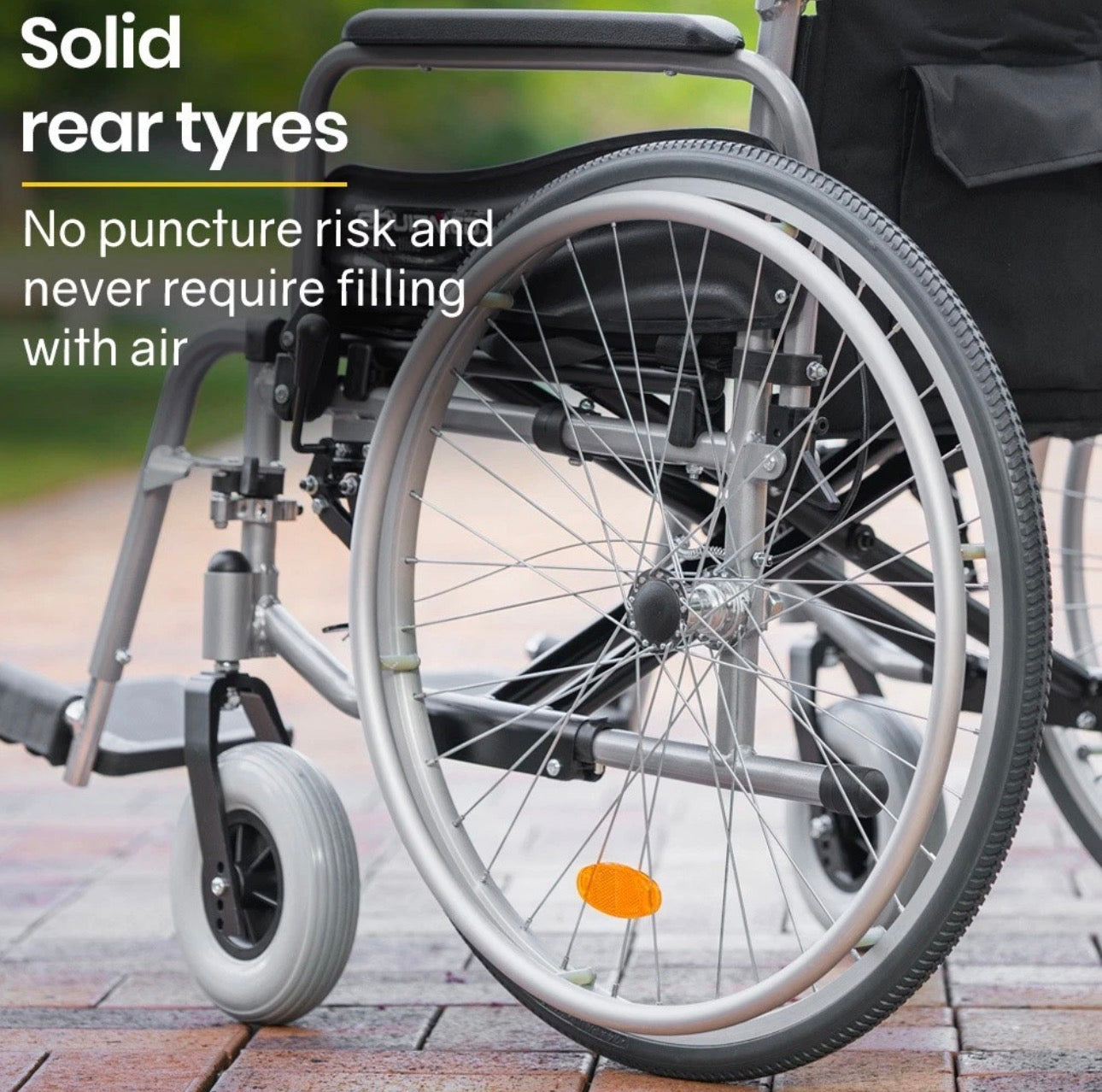 ComfortWide™ Extra Wide Self-Propelled Wheelchair | 56cm Seat | 150kg Capacity