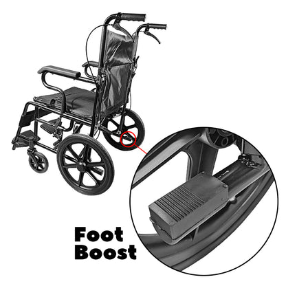 EasyFold - Portable Push Folding Wheelchair