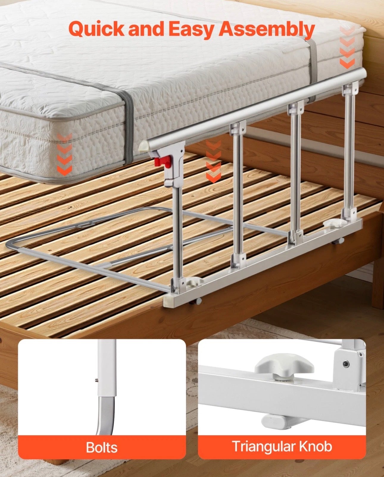 BedGuard Pro™ Adjustable Bed Rail