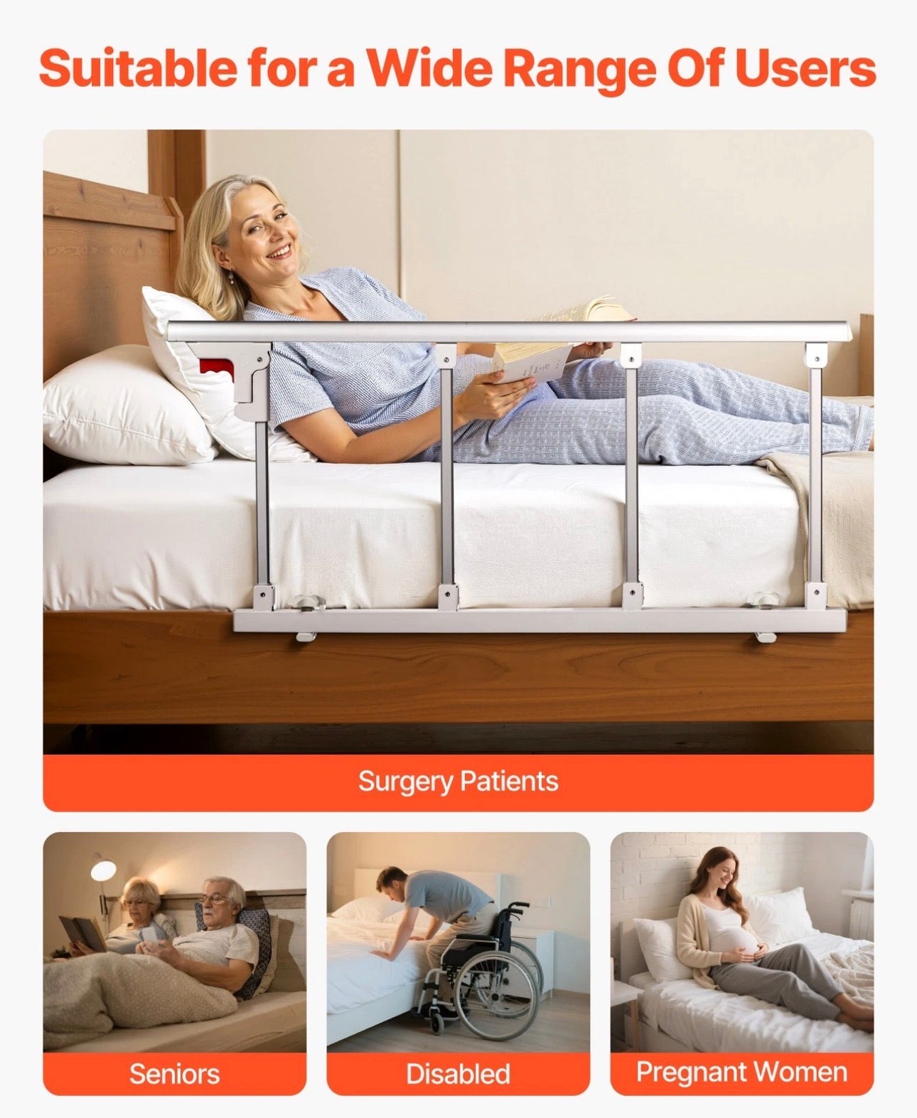 BedGuard Pro™ Adjustable Bed Rail