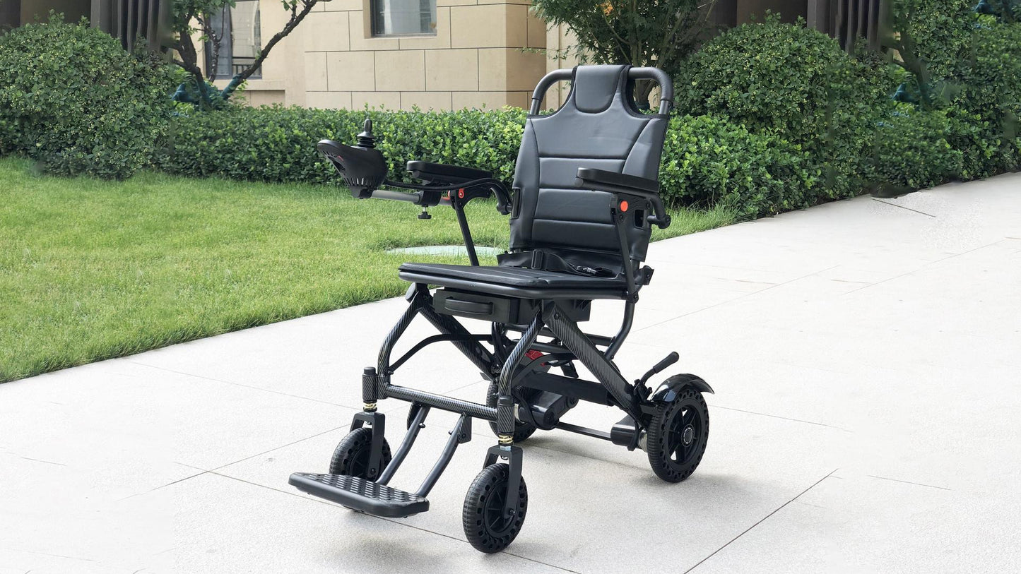 E-TitanLite - Electric Lightweight Folding Travel Wheelchair