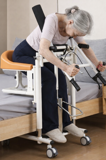 Hydraulic Patient Lift Transfer Chair Pro with Underarm Assist