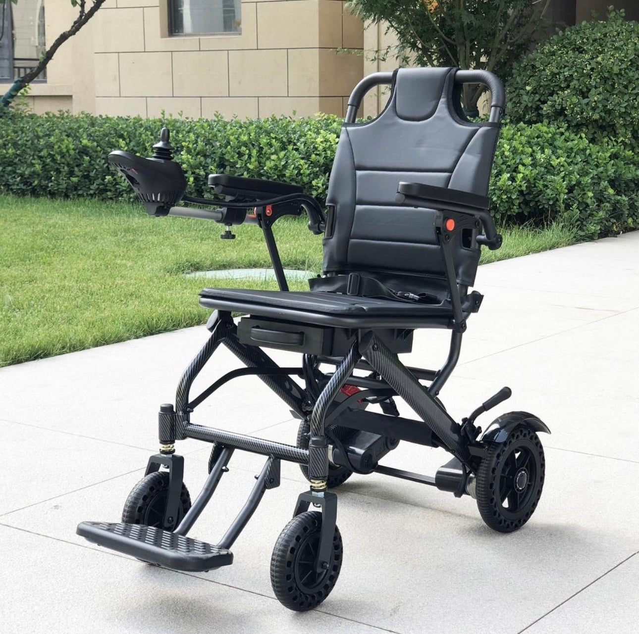 E-TitanLite - Electric Lightweight Folding Travel Wheelchair