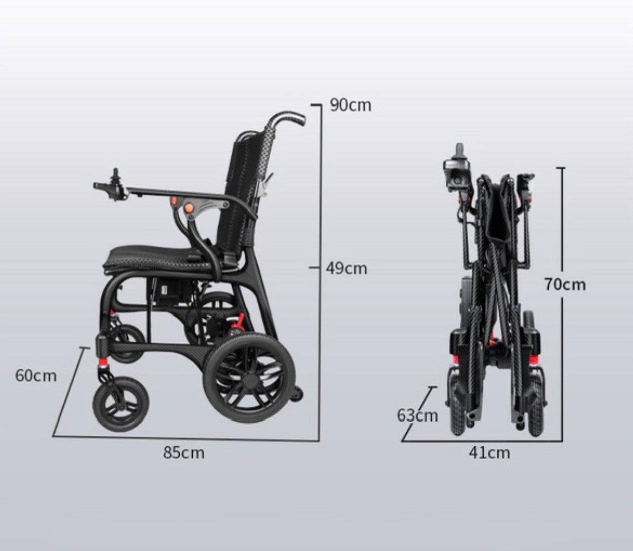 CarbonLite 11.8kg Electric Wheelchair