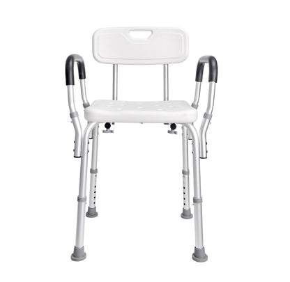 Adjustable Shower Chair Bath Seat With Back Rest