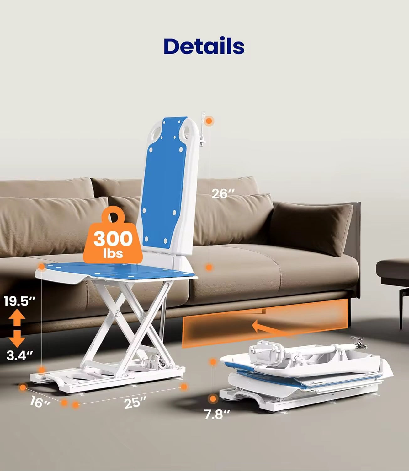 FloorLift™ Electric Floor Recovery Chair
