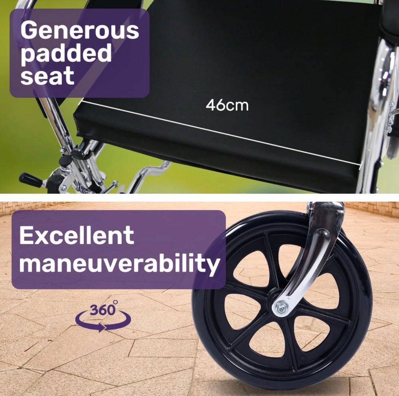 ReclineCare Mobility Wheelchair