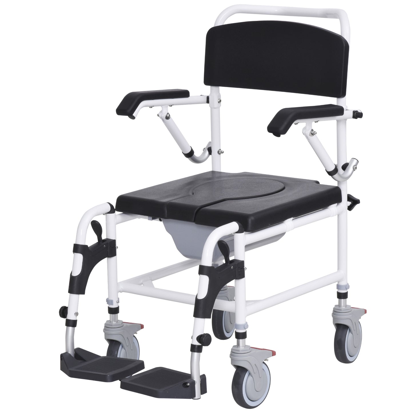 VersaCare Adjustable Commode Wheelchair