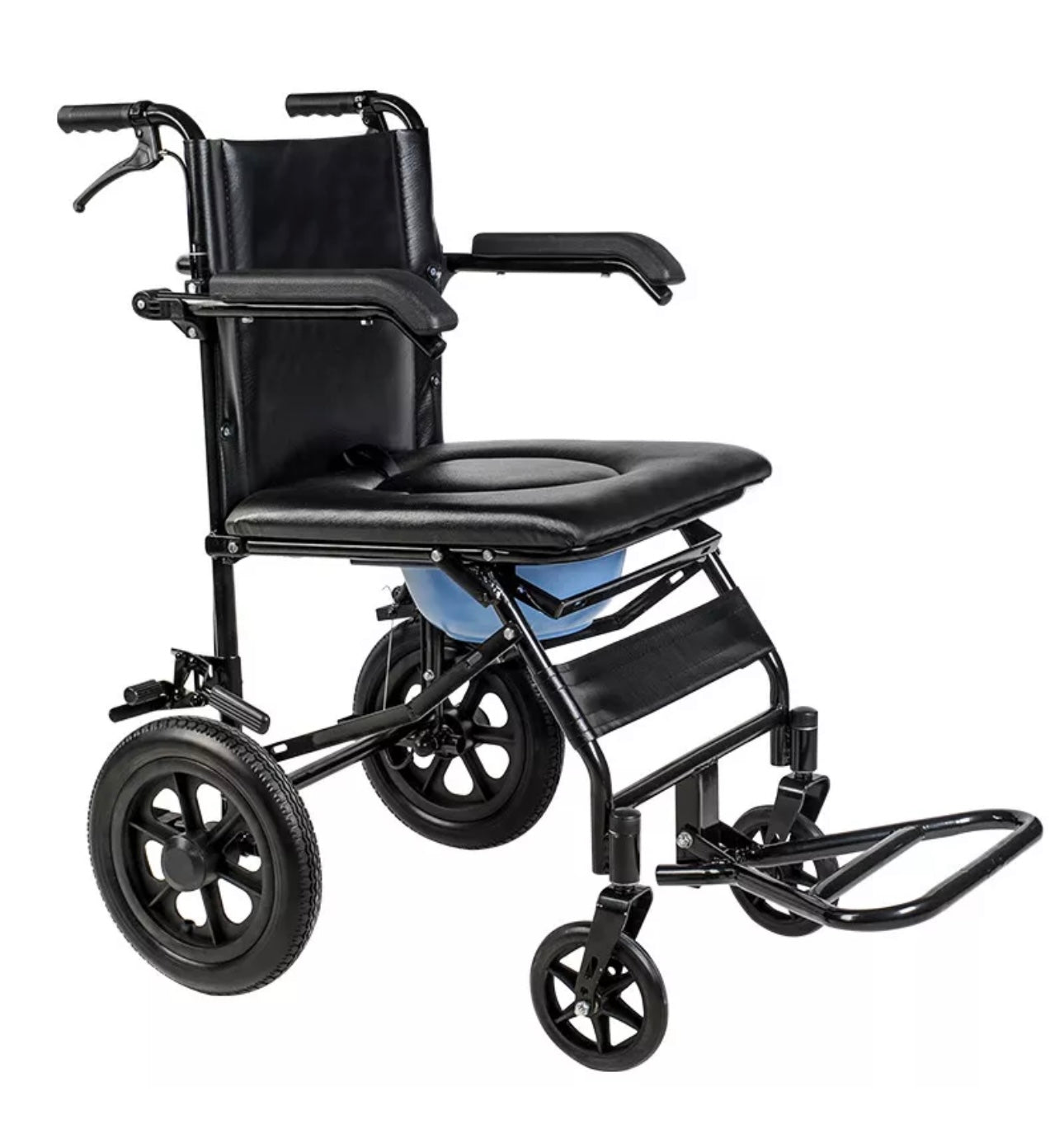 CareCompanion Lite - Folding Commode Wheelchair