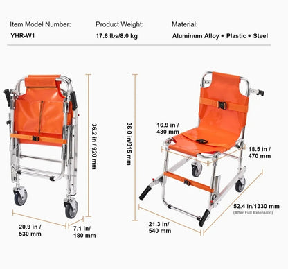 SafeDescent™ Emergency Evacuation Stair Chair – 159kg
