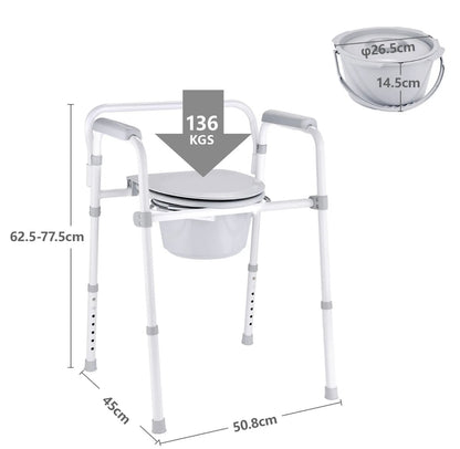 Flexi Folding Commode Chair