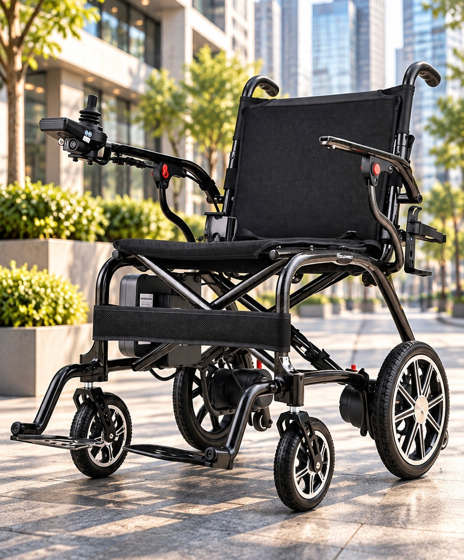 CarbonGlide X™ 13.9kg Ultra-Lightweight Carbon Fibre Electric Wheelchair