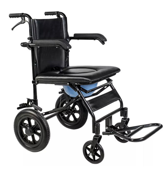 CareCompanion Lite - Folding Commode Wheelchair