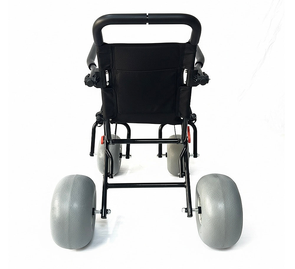 SandMate™ Foldable Beach Wheelchair with Balloon Sand Wheels