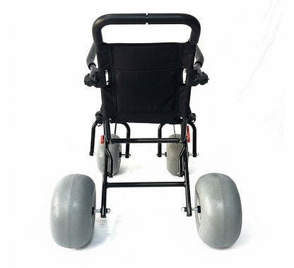 SandMate™ Foldable Beach Wheelchair with Balloon Sand Wheels