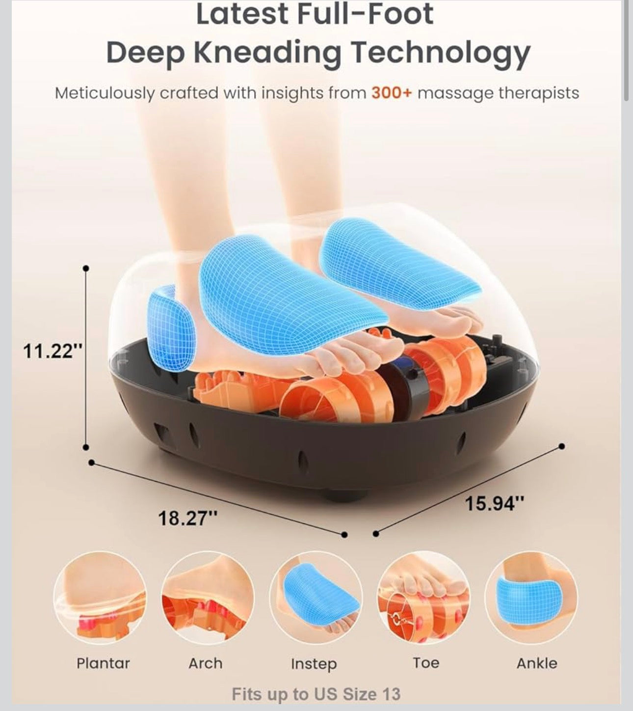 Professional Shiatsu Foot Massager With Heating