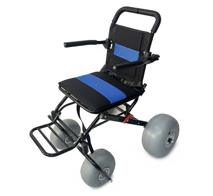 SandMate™ Foldable Beach Wheelchair with Balloon Sand Wheels