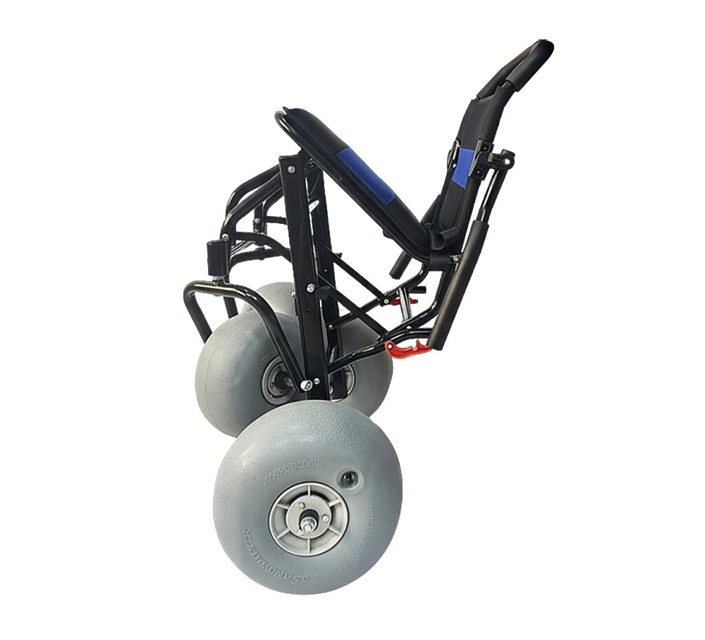 SandMate™ Foldable Beach Wheelchair with Balloon Sand Wheels
