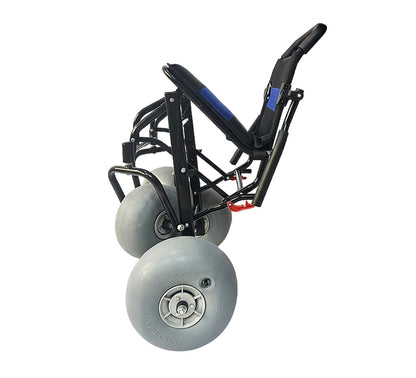 SandMate™ Foldable Beach Wheelchair with Balloon Sand Wheels