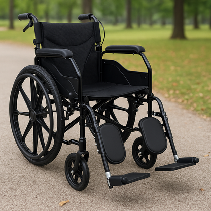 Self Rolling Portable Folding Light Wheelchair