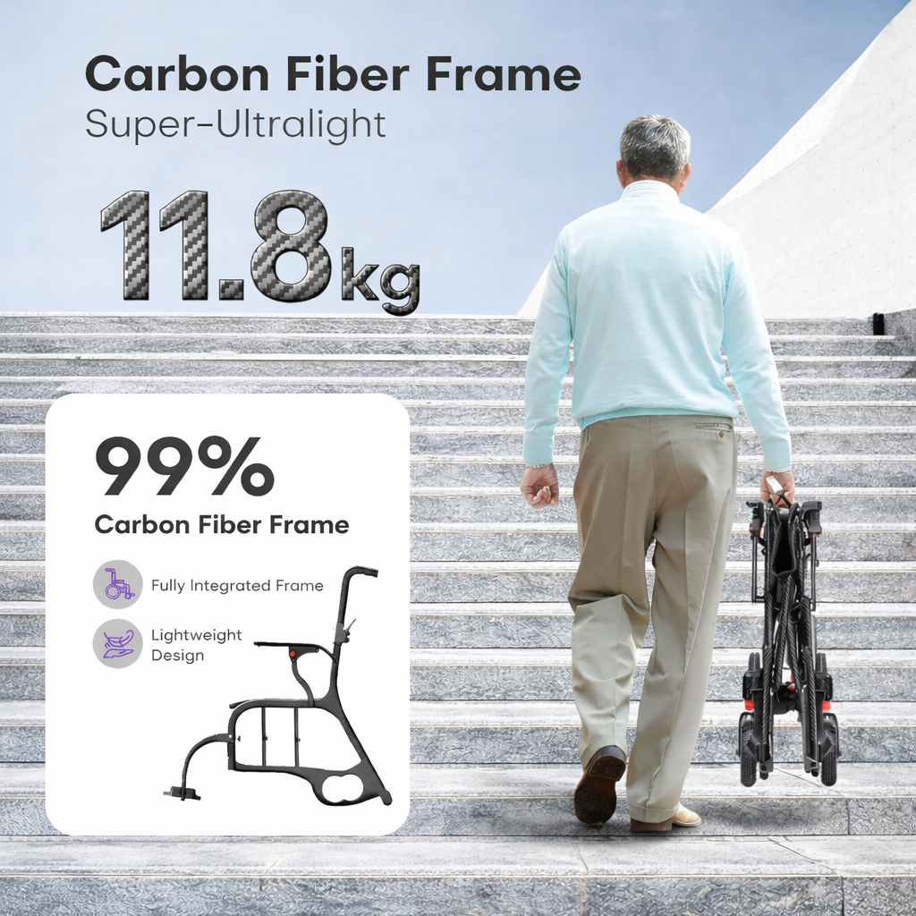 CarbonLite 11.8kg Electric Wheelchair