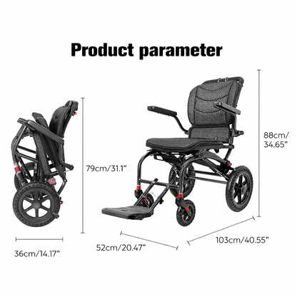 PostureLite – Lightweight Folding Manual Wheelchair