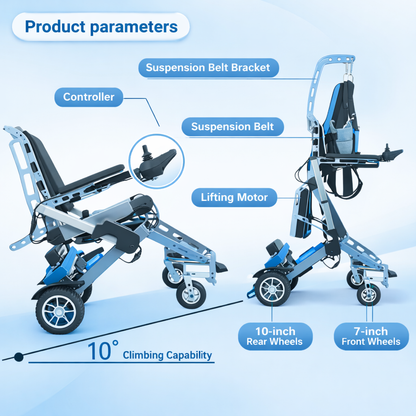 ElevateX Standing Electric Wheelchair for Rehabilitation Training