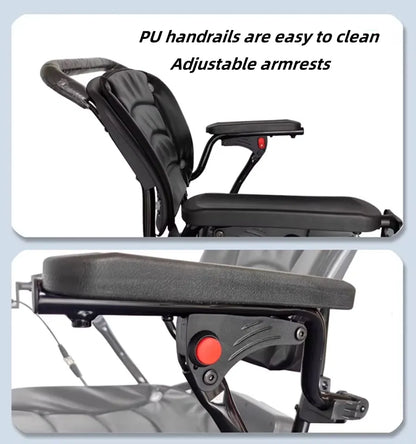 Electric PostureLite – Lightweight Folding Electric Wheelchair