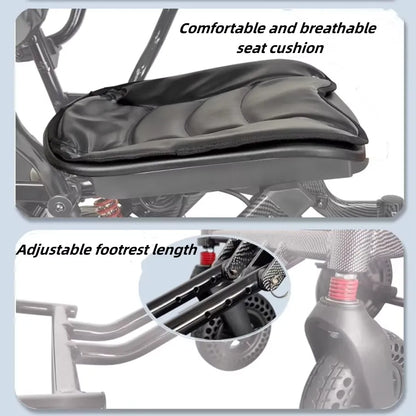Electric PostureLite – Lightweight Folding Electric Wheelchair