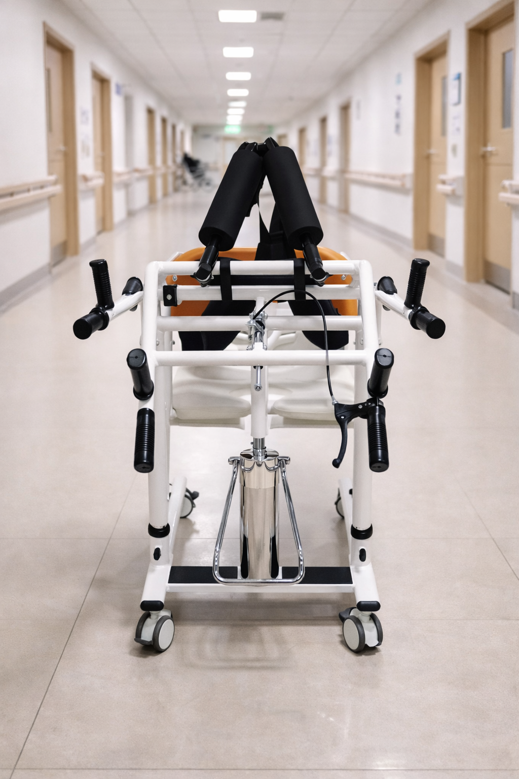 Hydraulic Patient Lift Transfer Chair Pro with Underarm Assist