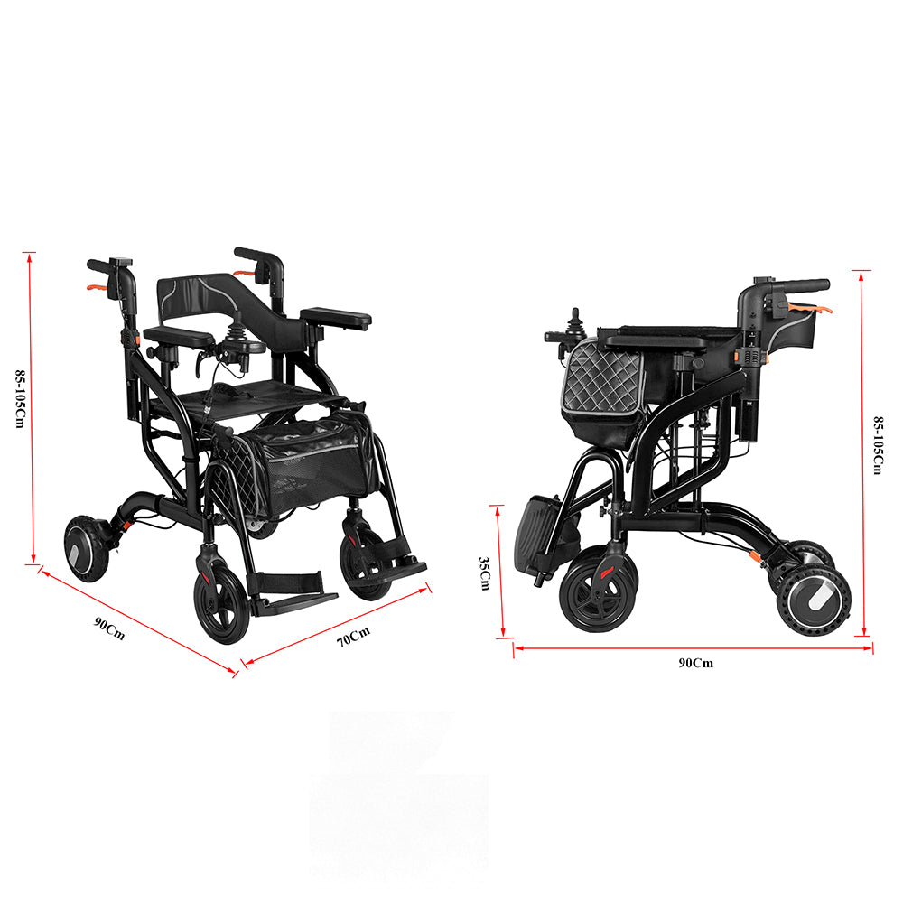 ElectroStride Pro - Electric Rollator 4 in 1