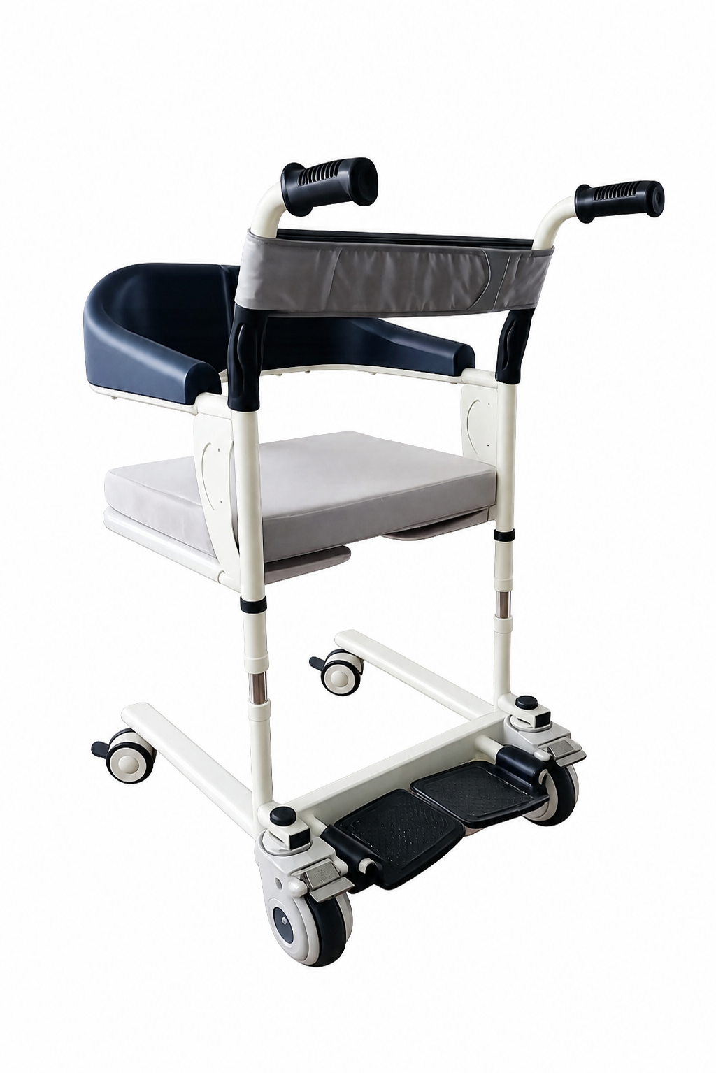 4-in-1 commode wheelchair over toilet