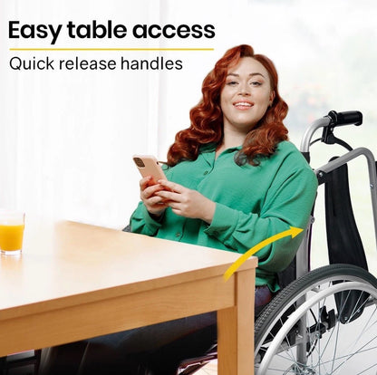 ComfortWide™ Extra Wide Self-Propelled Wheelchair | 56cm Seat | 150kg Capacity