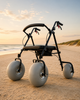BeachGlide™ All-Terrain Beach Walker Rollator with Pneumatic Tyres
