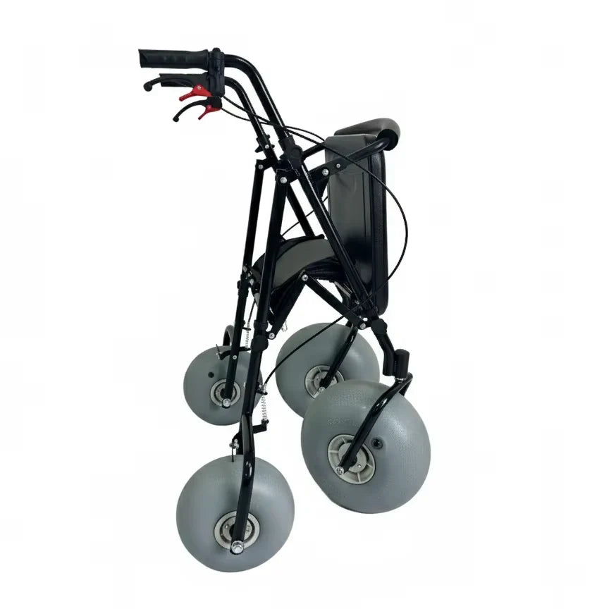 BeachGlide™ All-Terrain Beach Walker Rollator with Pneumatic Tyres