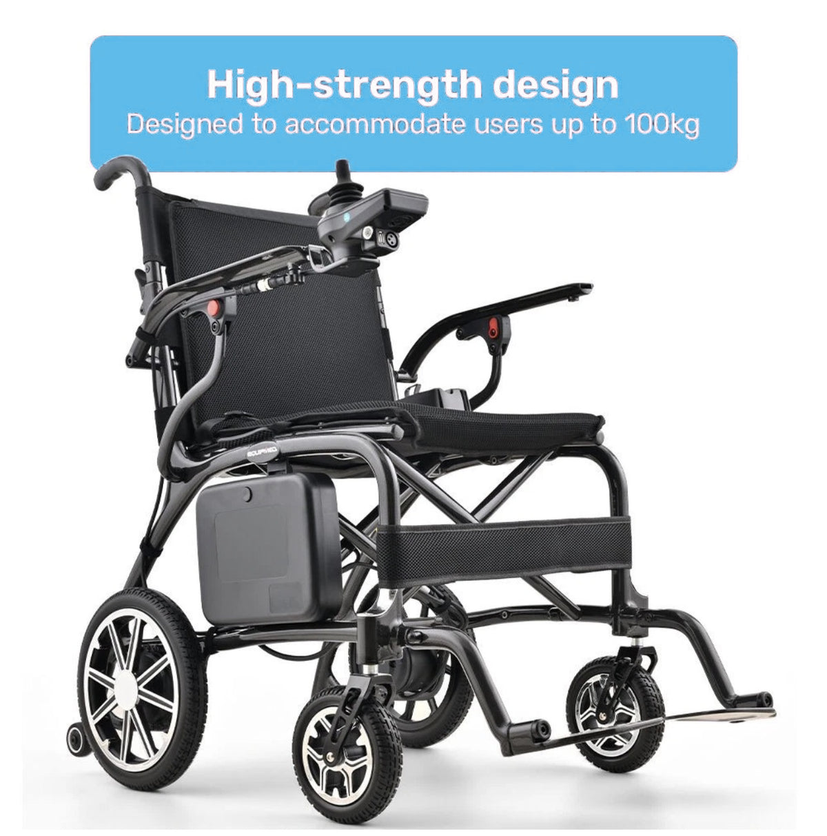 CarbonGlide X™ 13.9kg Ultra-Lightweight Carbon Fibre Electric Wheelchair