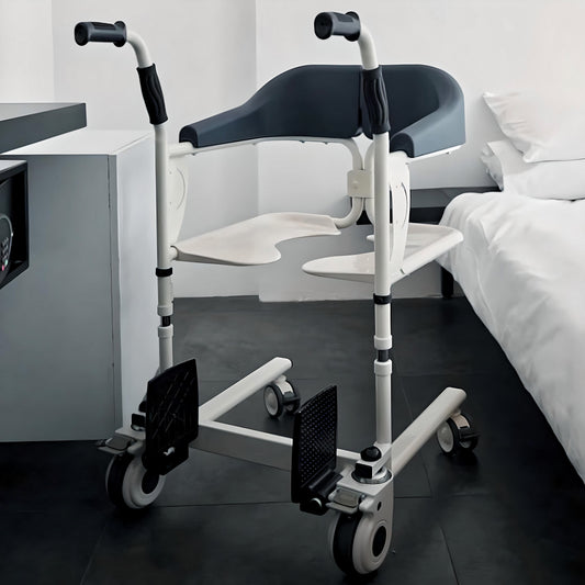 Patient Lift and Transfer Commode Wheelchair 4 in 1 for Hospitals, Aged Care, Home Care