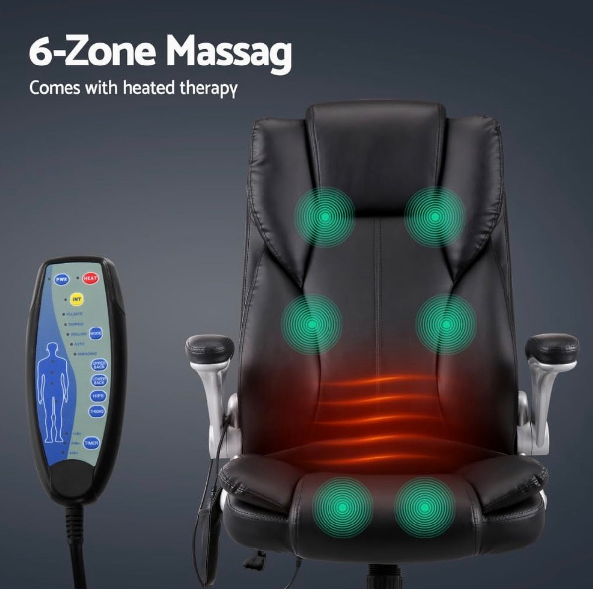 Heat and Rub Executive Office Massage Chair.
