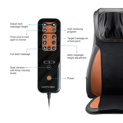 Shiatsu Neck & Back Seat Massage Chair