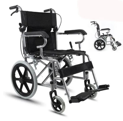 Light Portable Folding Push Wheelchair