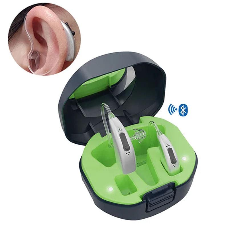 ClearHear Pro - Premium Bluetooth Rechargeable Hearing Aids with Noise Cancelling - Pain Free Me